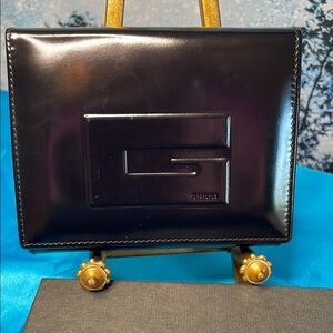Black Gucci Men's Wallet in Box Excellent Cond